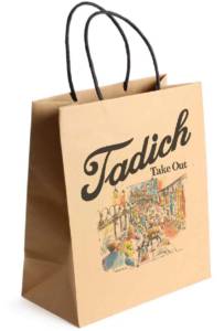 Tadich Grill takeout bag